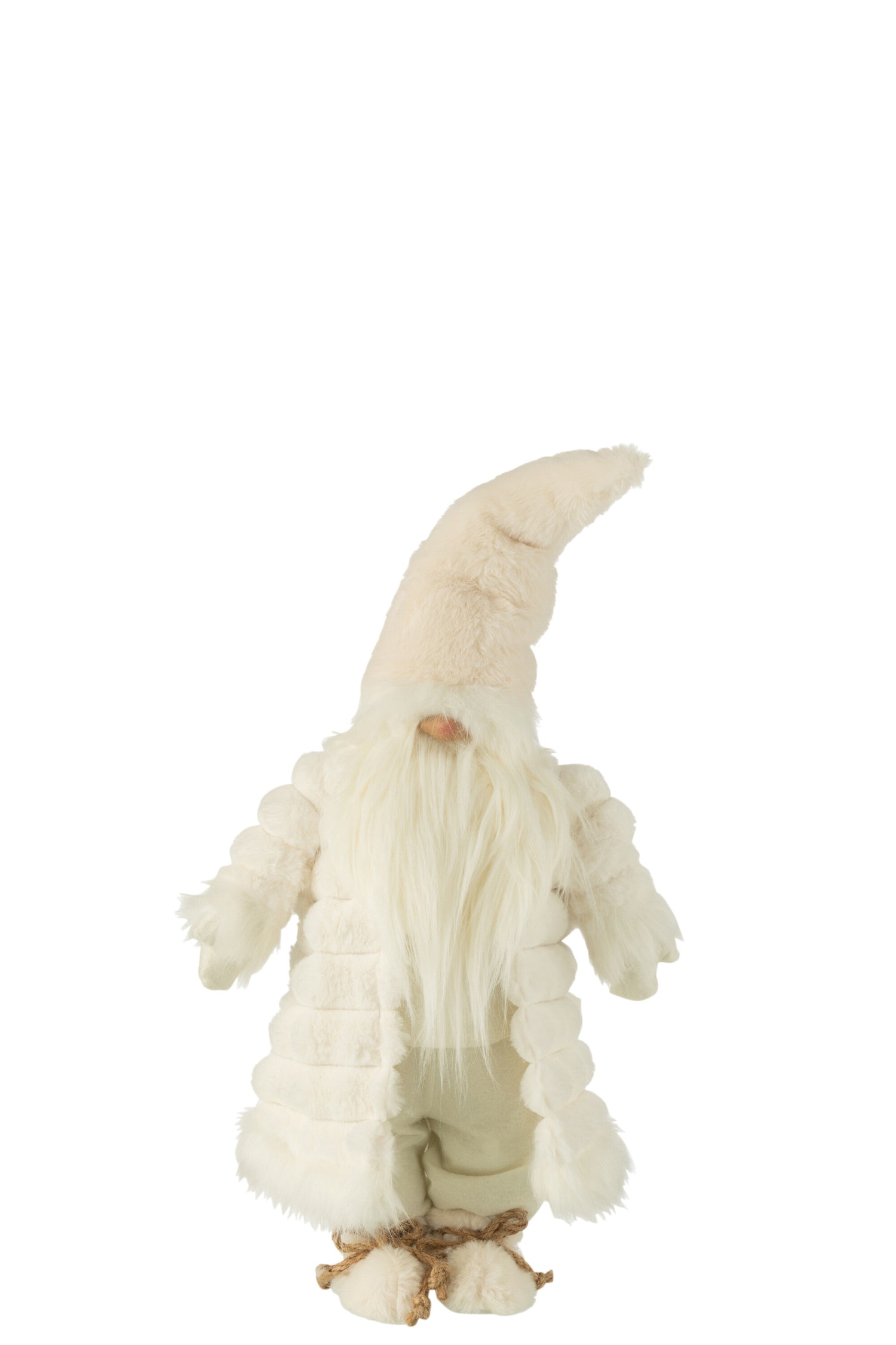 J-Line figuur Kabouter Gewatteerde Jas - textiel - creme|bru