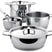 Alessi Pannenset Pots&Pans - AJM100S7 - door Jasper Morrison - 4 Delig
