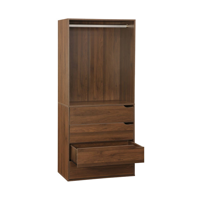 sweeek - Garderobemodule met 4 laden en 1 roede