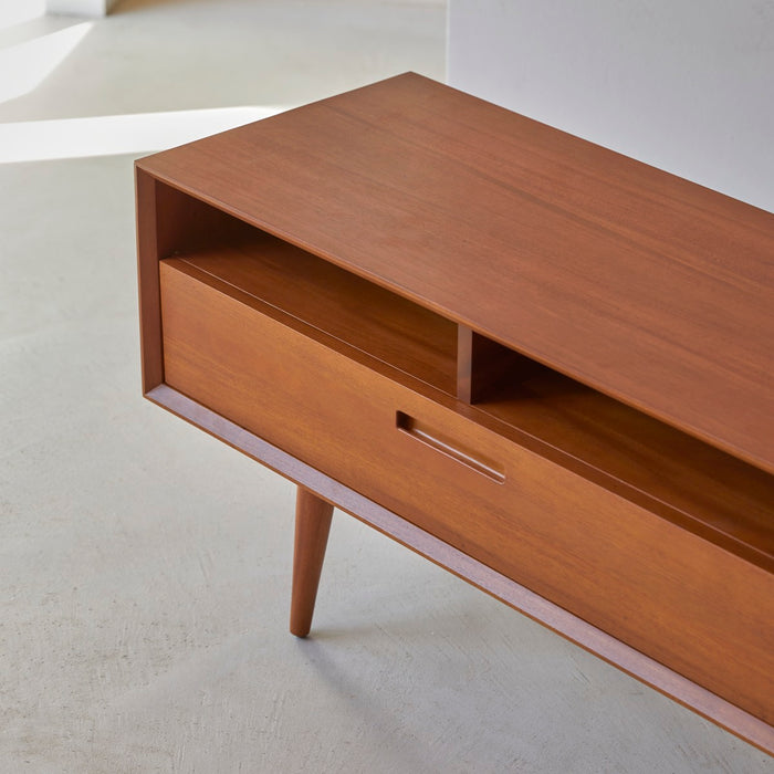 Tikamoon - Magda 50's - Mahonie tv-meubel 180 cm