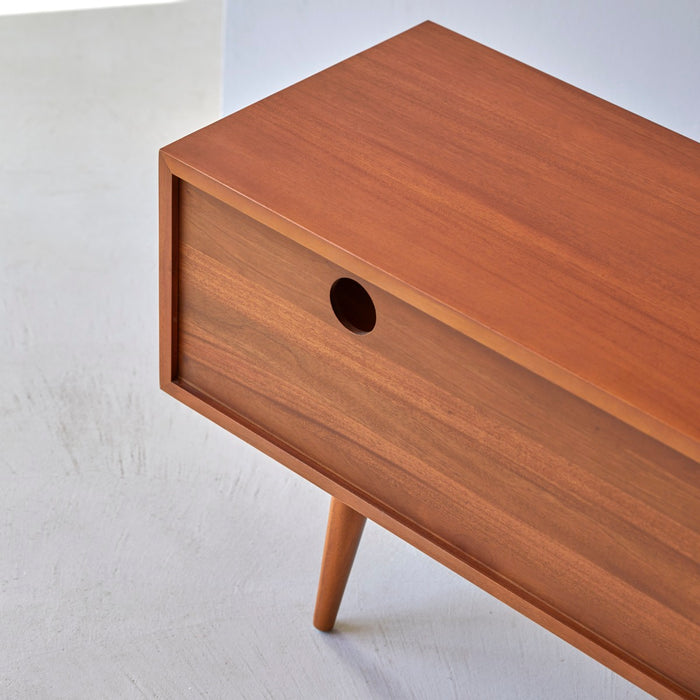 Tikamoon - Magda 50's - Mahonie tv-meubel 180 cm