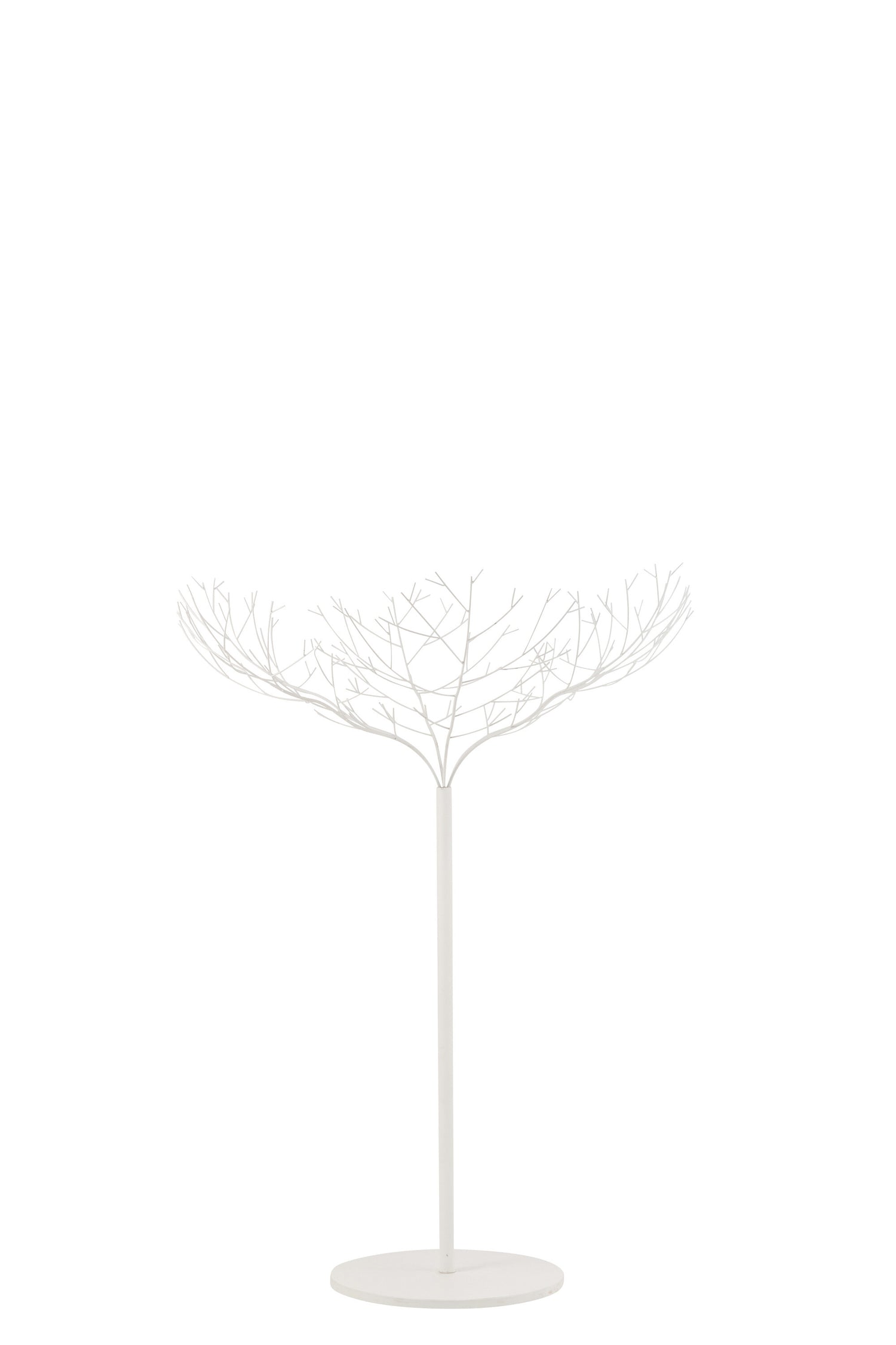 J-Line decoratie Boom - metaal - wit - medium
