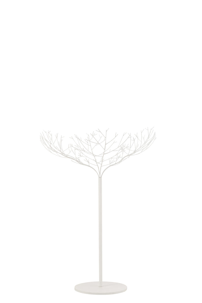 J-Line decoratie Boom - metaal - wit - medium