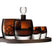 L.S.A. - Whisky Club Connoisseur Set met Dienblad Set van 4 Stuks