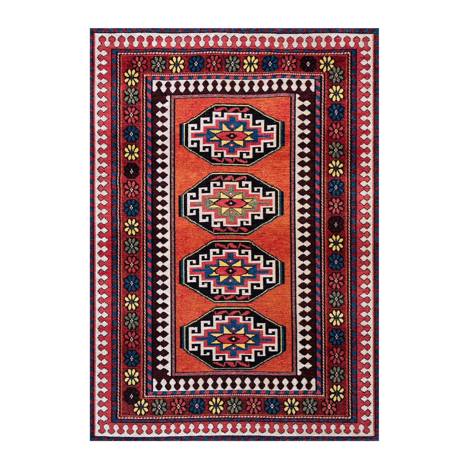 Louis de Poortere Antalia Vloerkleed 170 x 240 cm - Red Mix