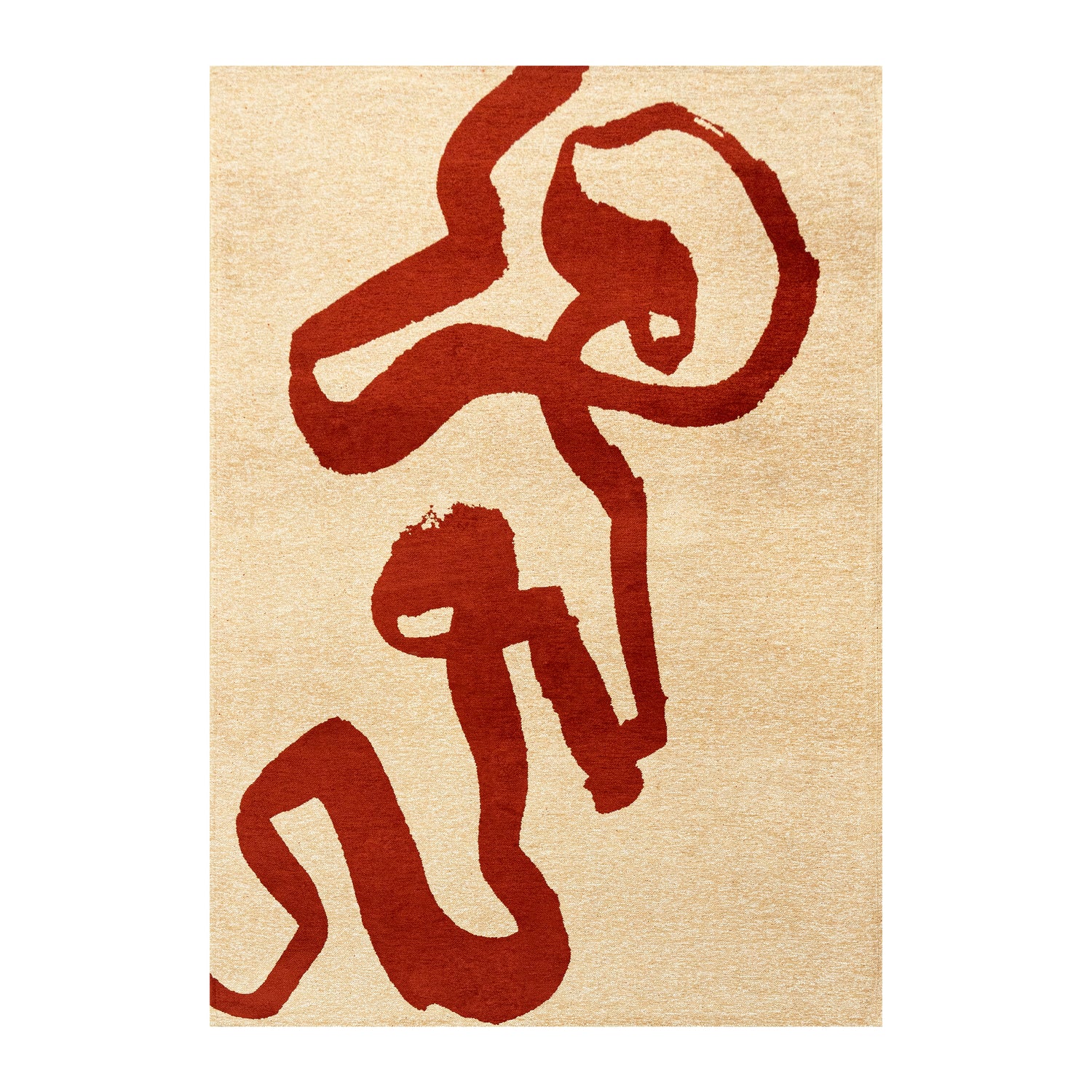 Louis de Poortere Ribbon Vloerkleed 170 x 240 cm - Red