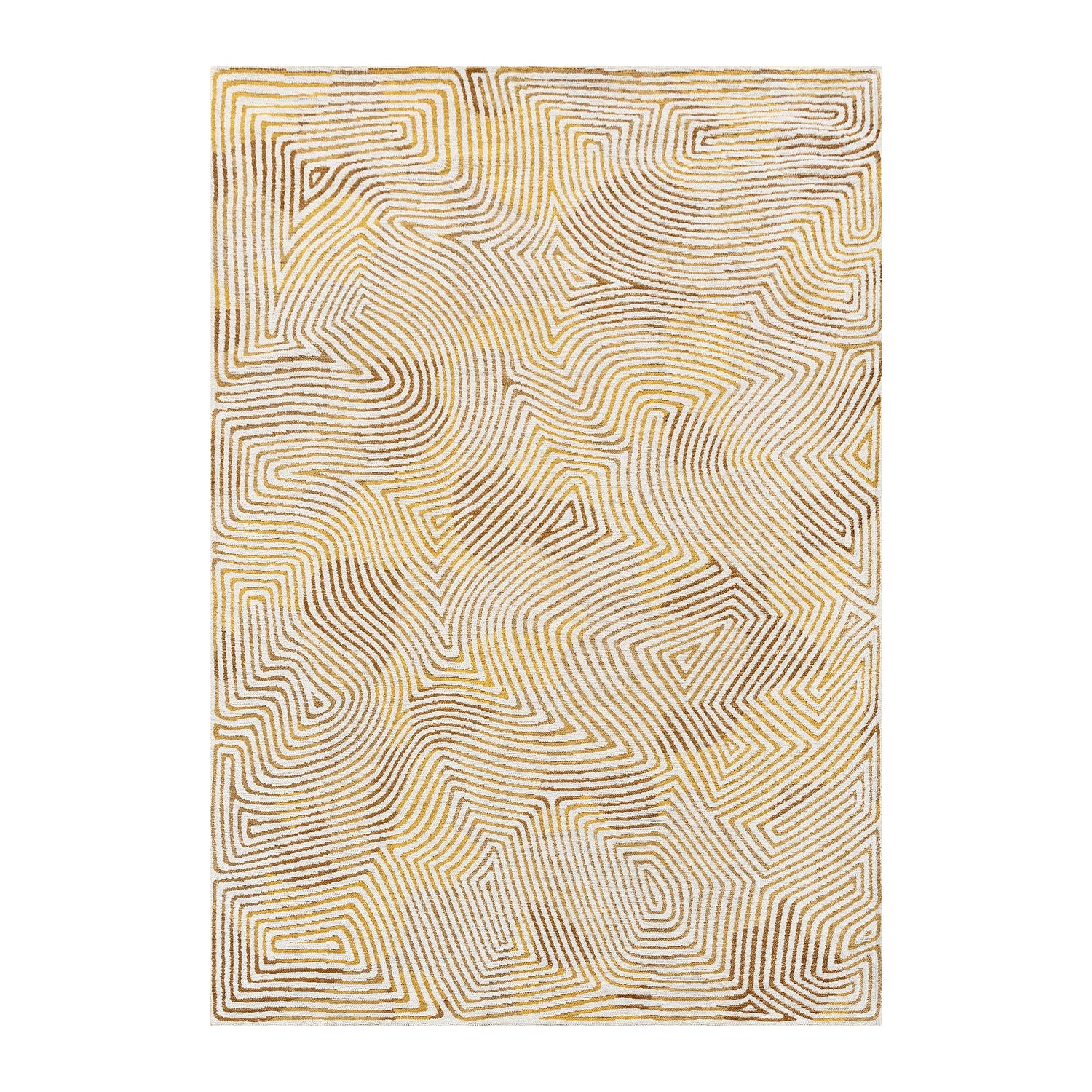 Louis de Poortere Coral Meditation Vloerkleed 170 x 240 cm - Yellow Hippy