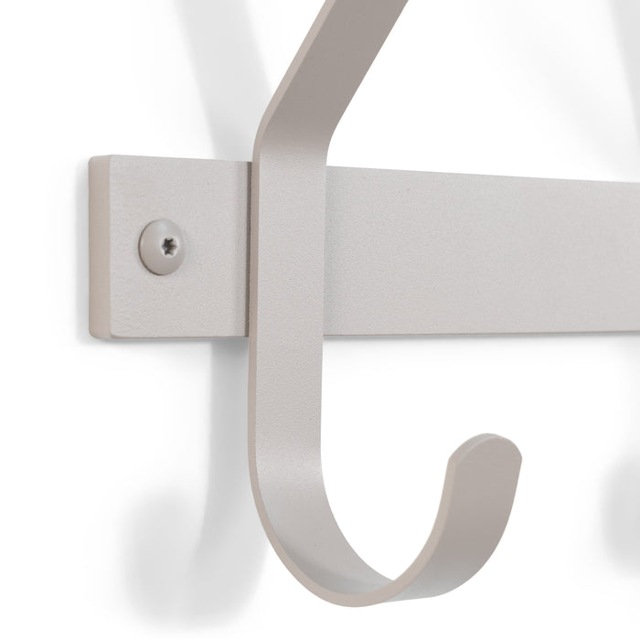 Spinder Design kapstok Dexter 5 - Silky Taupe - 5 haken