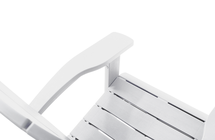 Keter Troy Adirondack Tuinstoel - set van 2 - 85x80x96.5cm - Wit