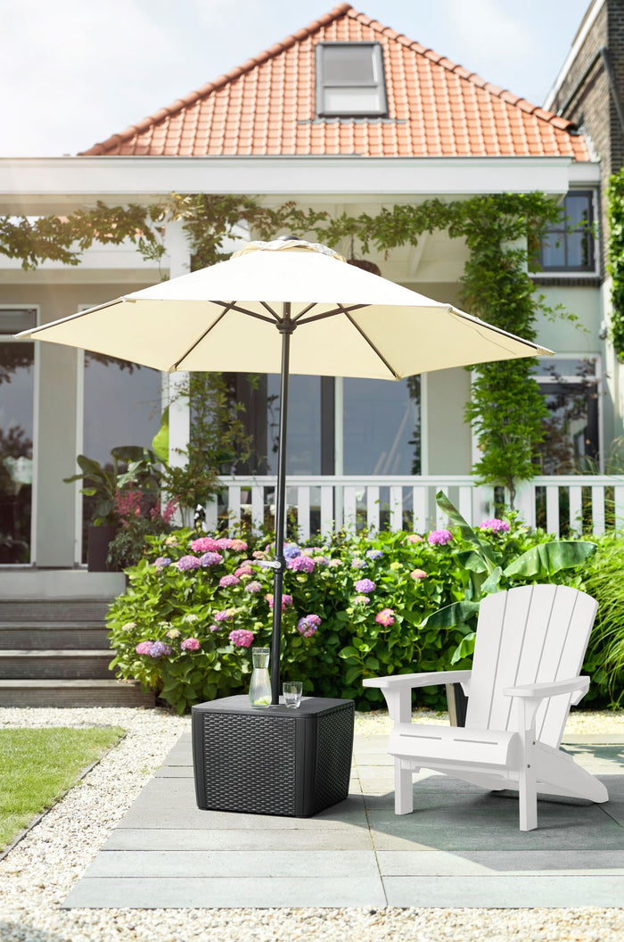 Keter Troy Adirondack Tuinstoel - set van 2 - 85x80x96.5cm - Wit