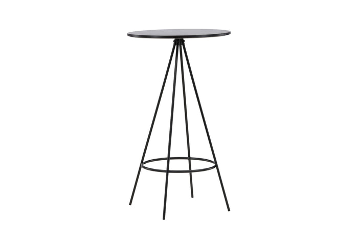 Rebellenclub Vantaa Bartafel Rond ø60cm - Zwart fineer