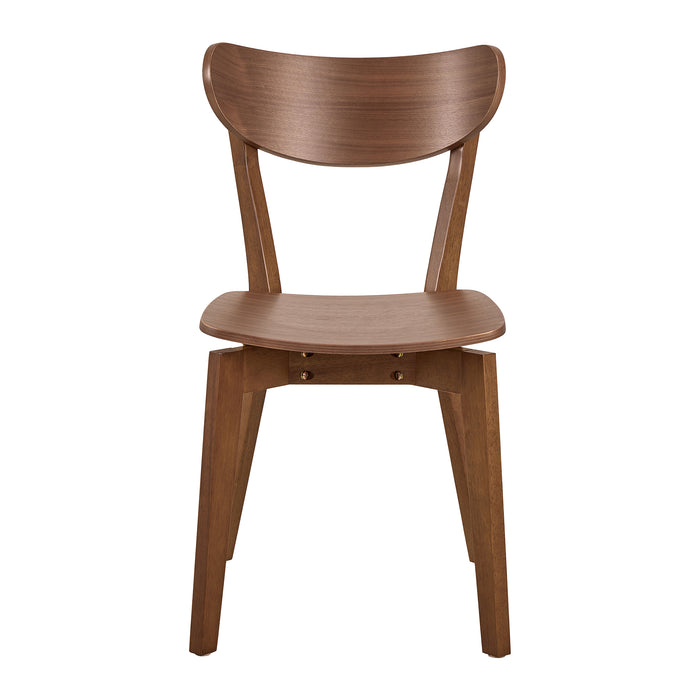 by fonQ basic Crow Eetkamerstoel - Walnootbruin