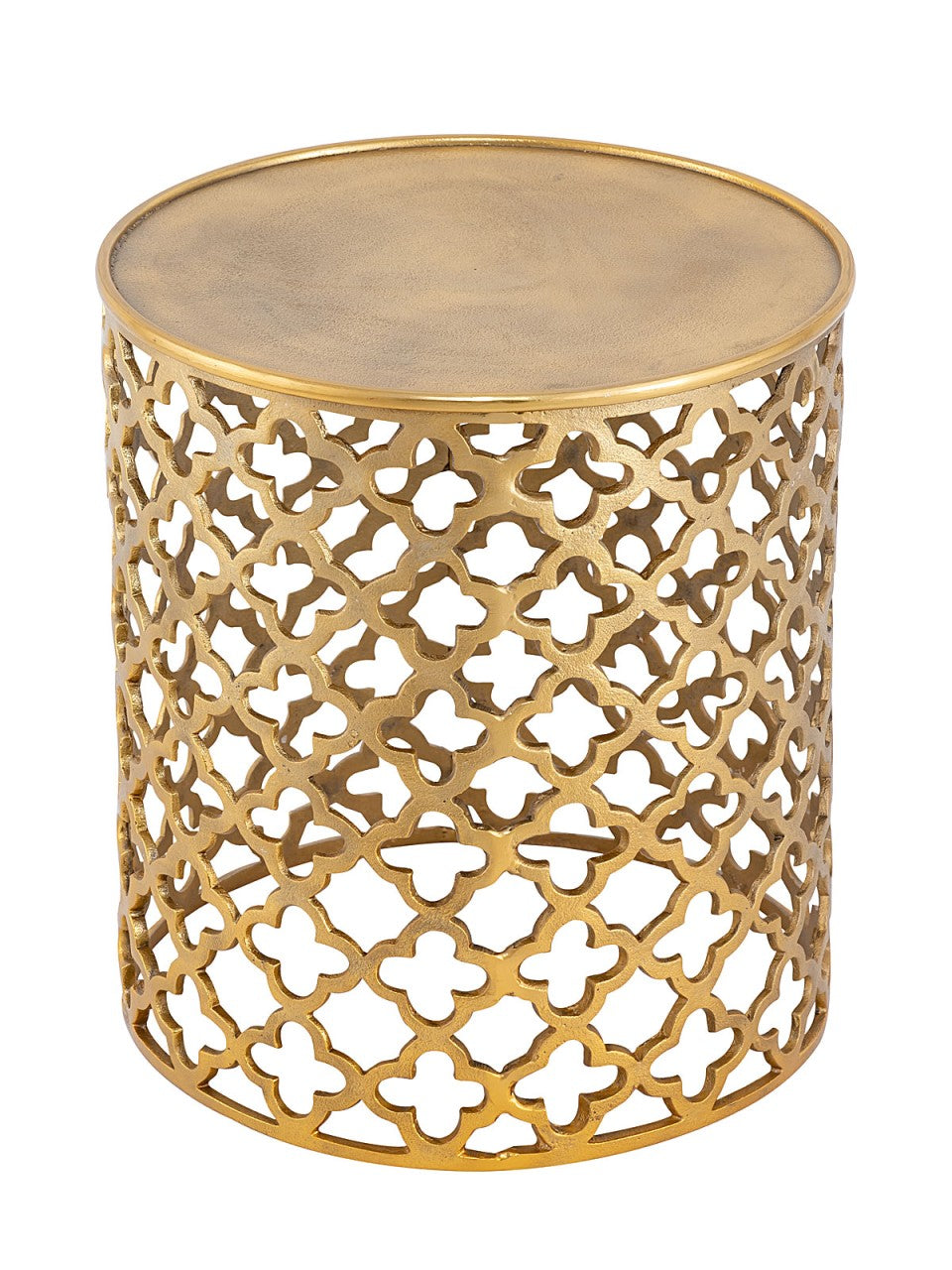 SVJ Bijzettafel Rond - 41 x 41 x 48 cm - Aluminium - Goud