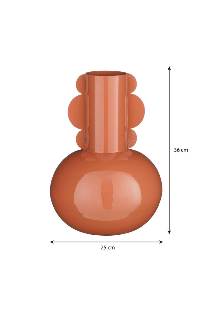 Mica Decorations Boyd Vaas - H36 x Ø25 cm - Terra