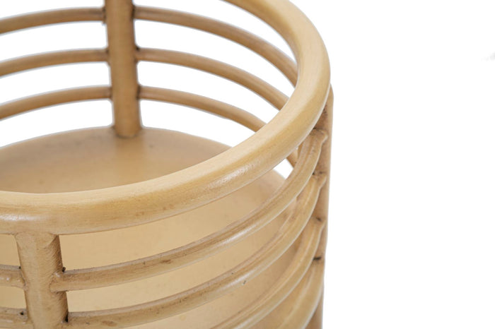 Mauro Ferretti Panama Ronde pothouder in bruin metaal