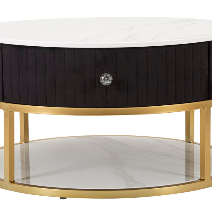 Mauro Ferretti Montpellier Salontafel in metaal stof hout