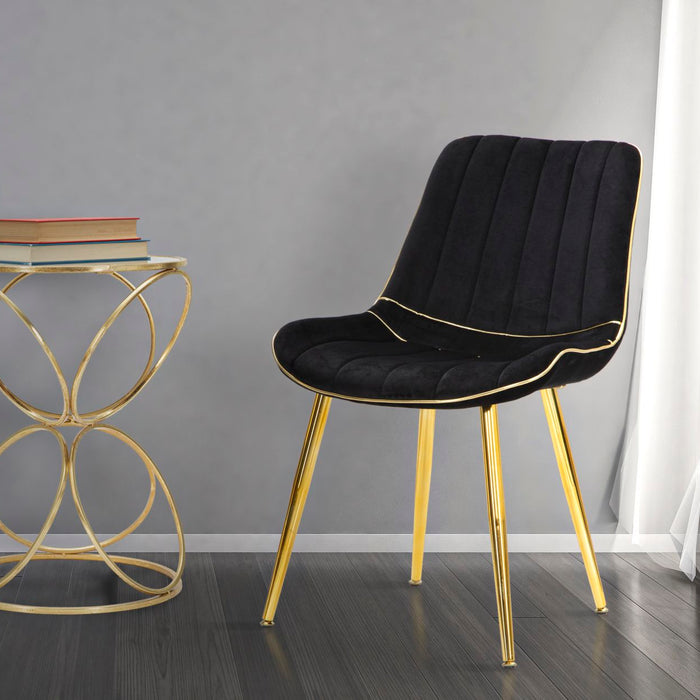 Mauro Ferretti Circly Ronde tafel in goud metaal met spiegelblad