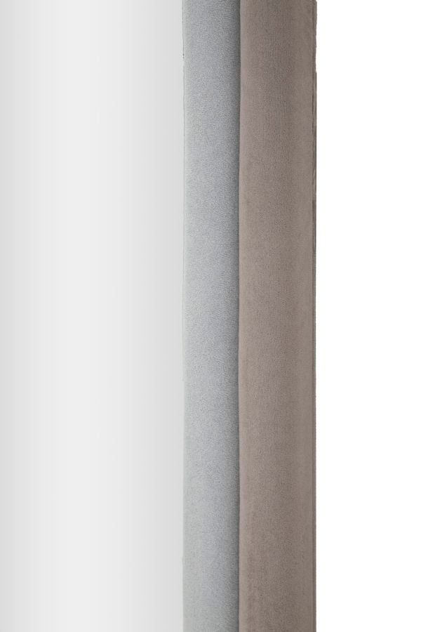 Mauro Ferretti Cloe Wandspiegel in grijs fluweel