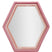 Mauro Ferretti Tony Wandspiegel in roze fluweel