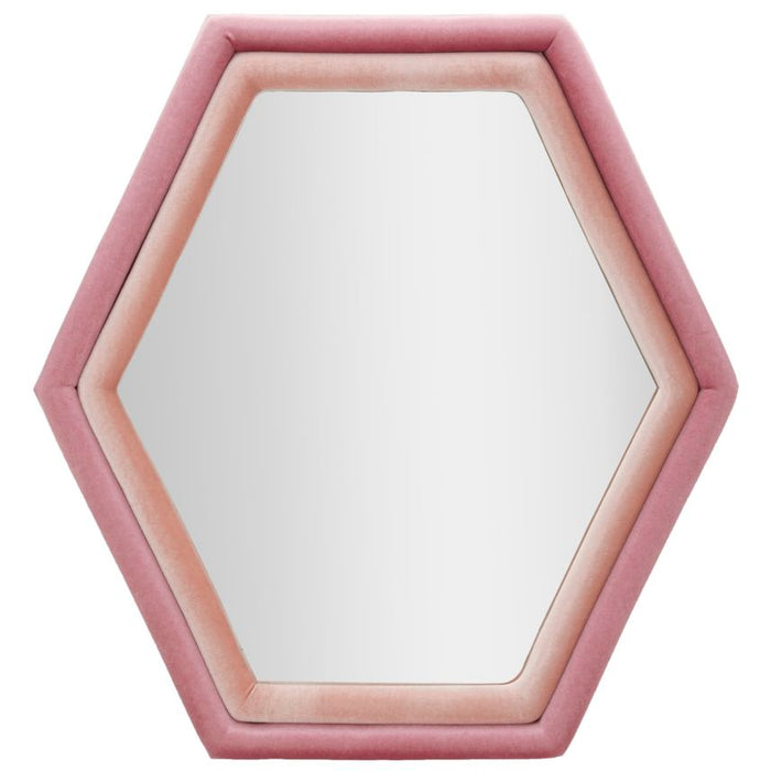 Mauro Ferretti Tony Wandspiegel in roze fluweel
