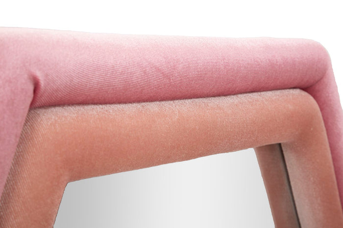 Mauro Ferretti Tony Wandspiegel in roze fluweel