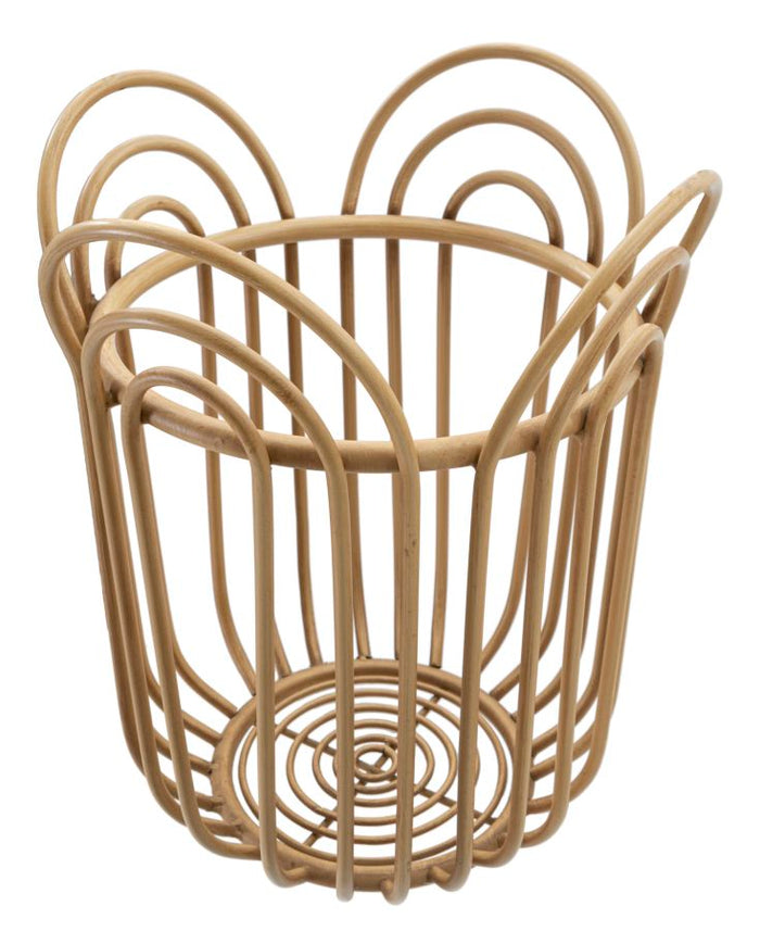 Mauro Ferretti Panama Ronde vaashouder in bruin metaal