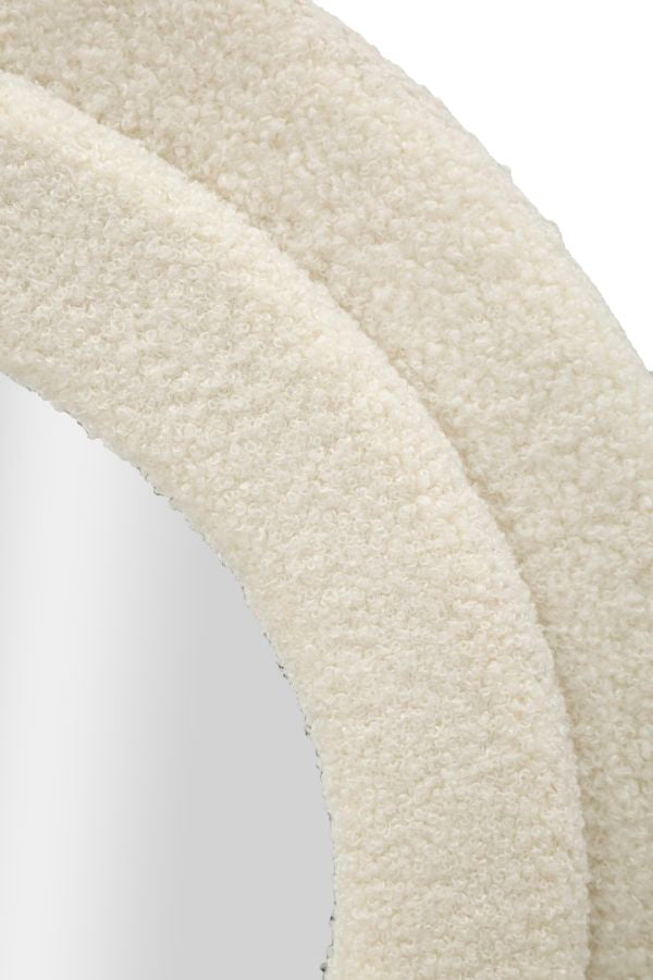 Mauro Ferretti Teddy Spiegel in crème bouclé