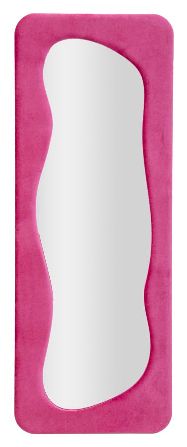 Mauro Ferretti Theodor Wandspiegel in fluwelen fuchsia