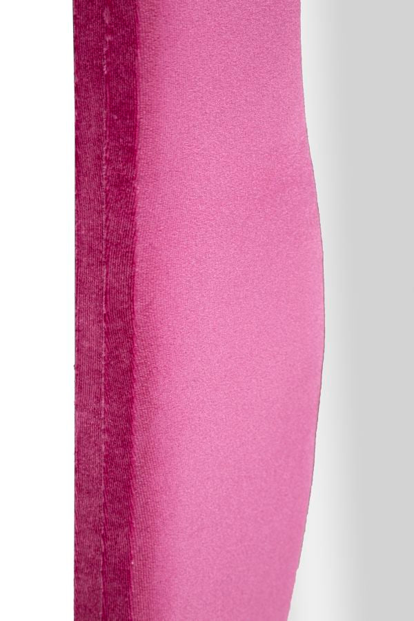 Mauro Ferretti Theodor Wandspiegel in fluwelen fuchsia