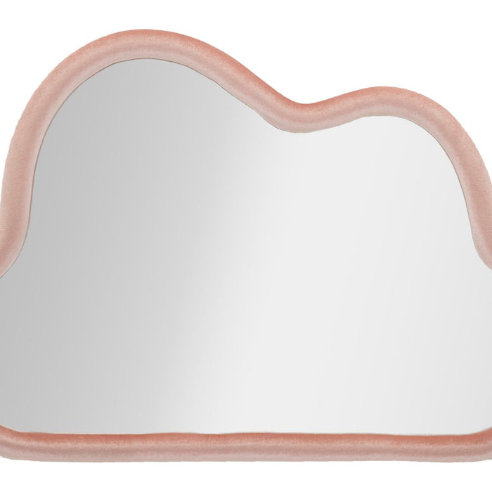 Mauro Ferretti Cloud Wandspiegel in roze fluweel