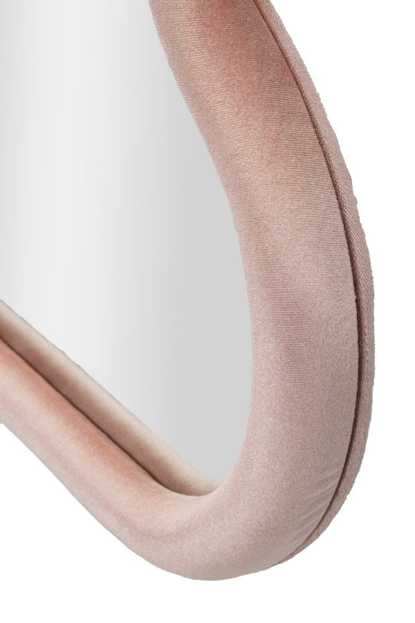 Mauro Ferretti Cloud Wandspiegel in roze fluweel