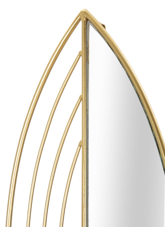 Mauro Ferretti Leaf Set van 2 wandkandelaars in goud metaal