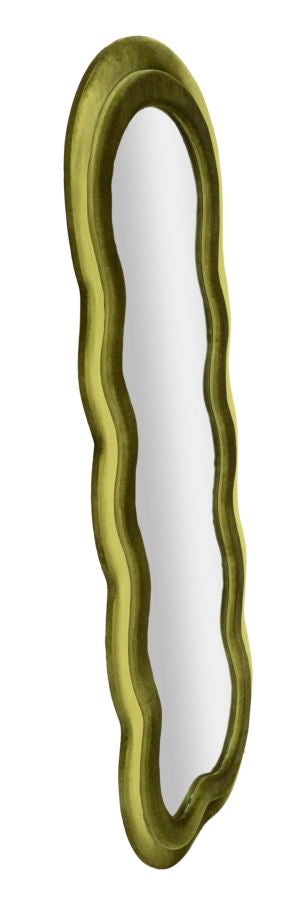 Mauro Ferretti Miki Wandspiegel in grijs fluweel