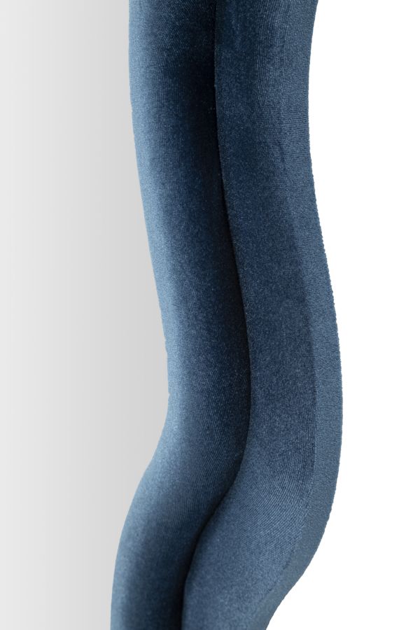 Mauro Ferretti Emily Wandspiegel in blauw fluweel