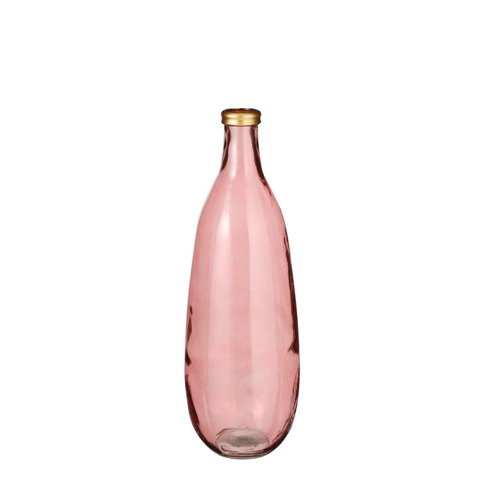 Mica Decorations Rodrigo Vaas - 25x25x75 cm - Glas - Roze