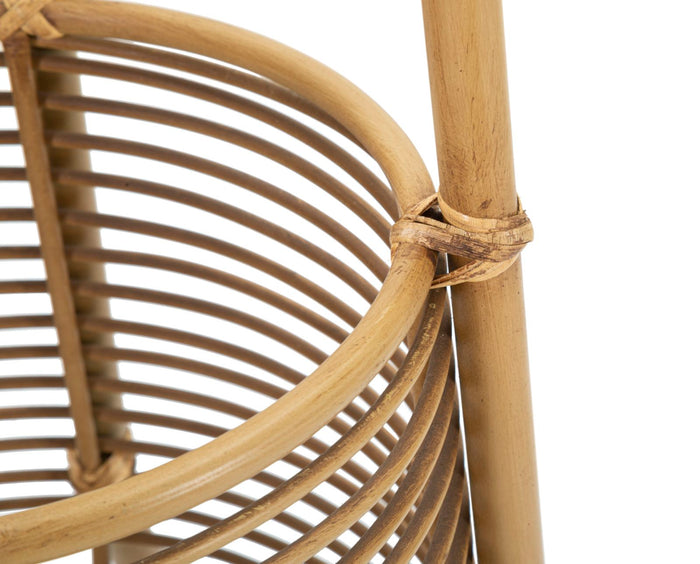 Mauro Ferretti Panama Vachtrek met paraplubak in bruin metaal