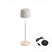 QAZQA Tafellamp mushroom off-white oplaadbaar incl. laadstation -