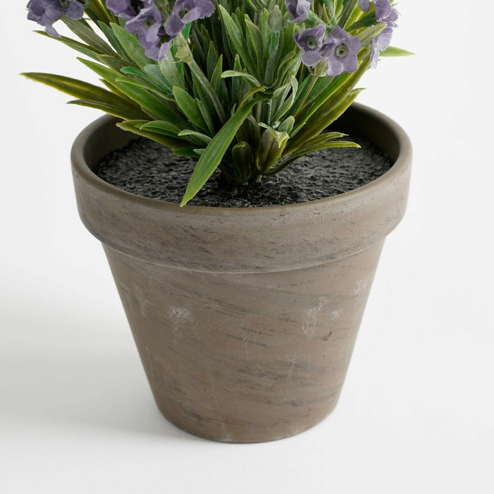 Mica Decorations Lavendel Kunstplant - H33 x Ø20 cm - Blauw
