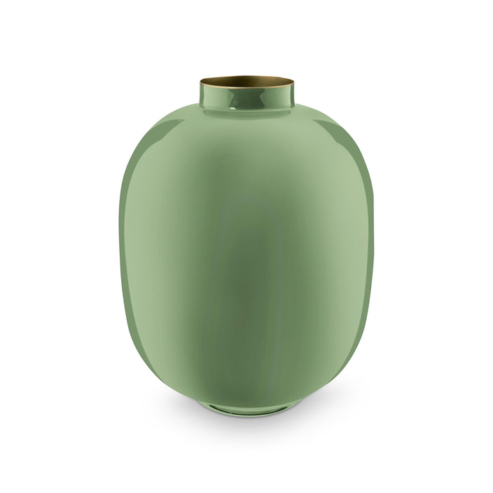 Pip Studio - Bloemenvaas - Groene vaas - Metaal - 32cm