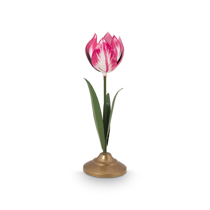 Pip Studio - Tulpen Kandelaar - Woonaccessoire - Roze - 21cm - 2 stuks