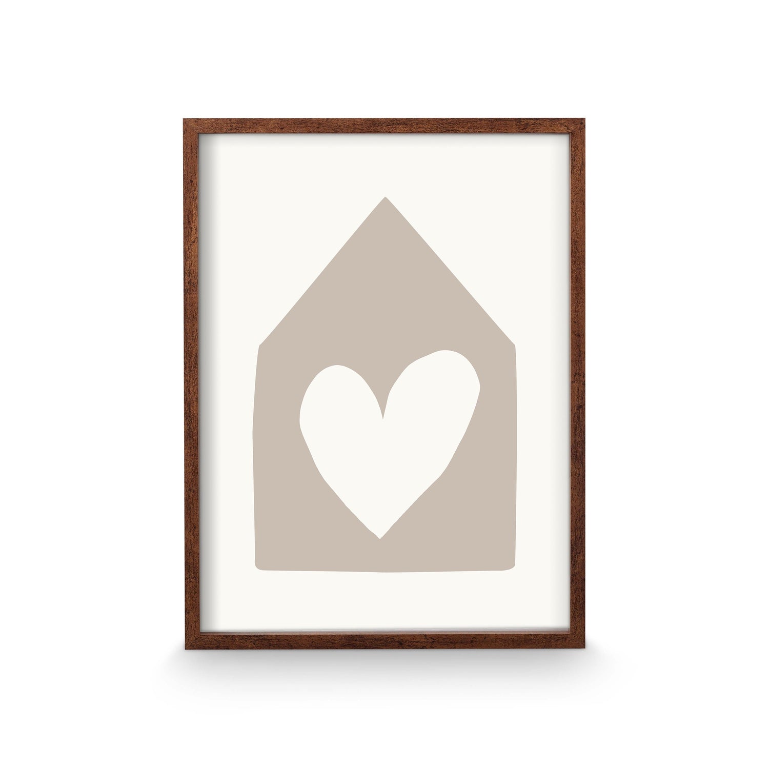 vtwonen - Fotolijst - Hangend fotolijstje - Bruin - Hout - 31x41x2.5cm