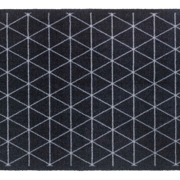 MD Entree - Design mat - Universal - Triangle Silver - 67 x 150 cm