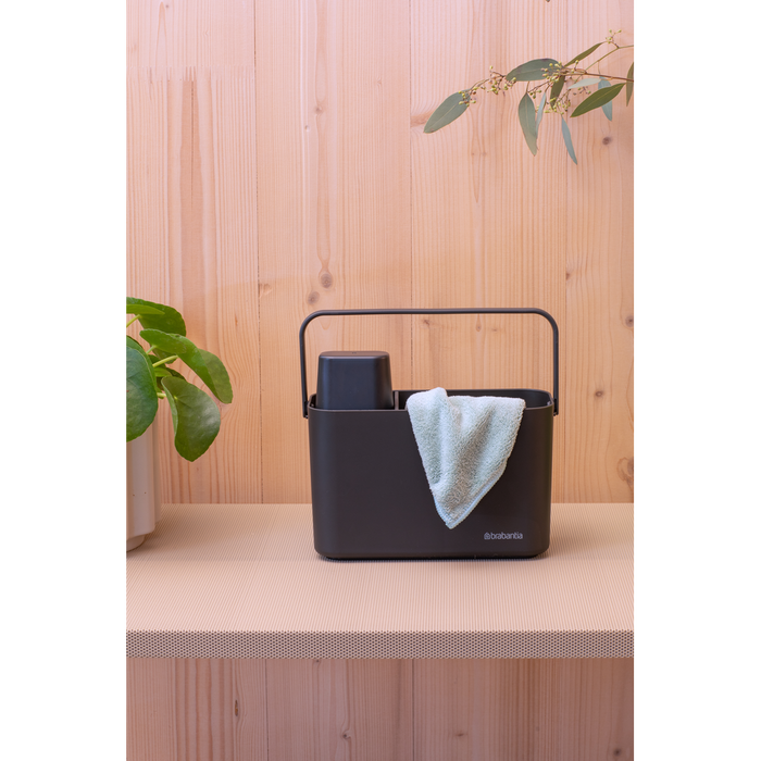 SinkSide aanrecht organiser met vaatdoekhouder - Dark Grey