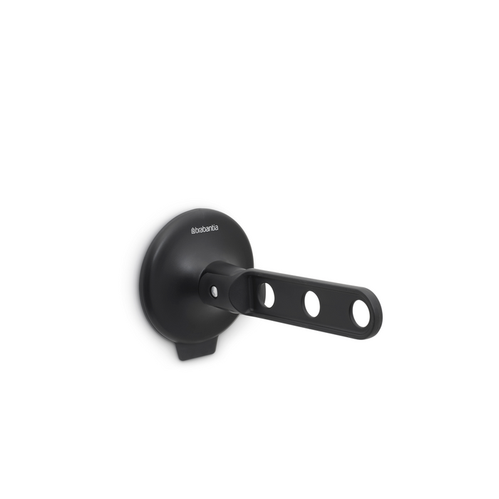 Inklapbare kledinghaak met zuignap - Black