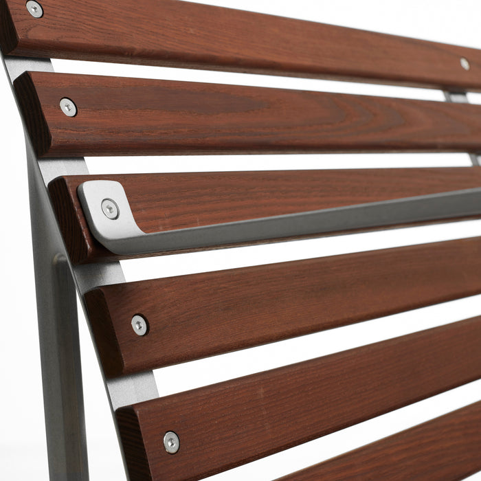 HAY Traverse Tuinbank 2,5-zits met Armleuning - Essenhout