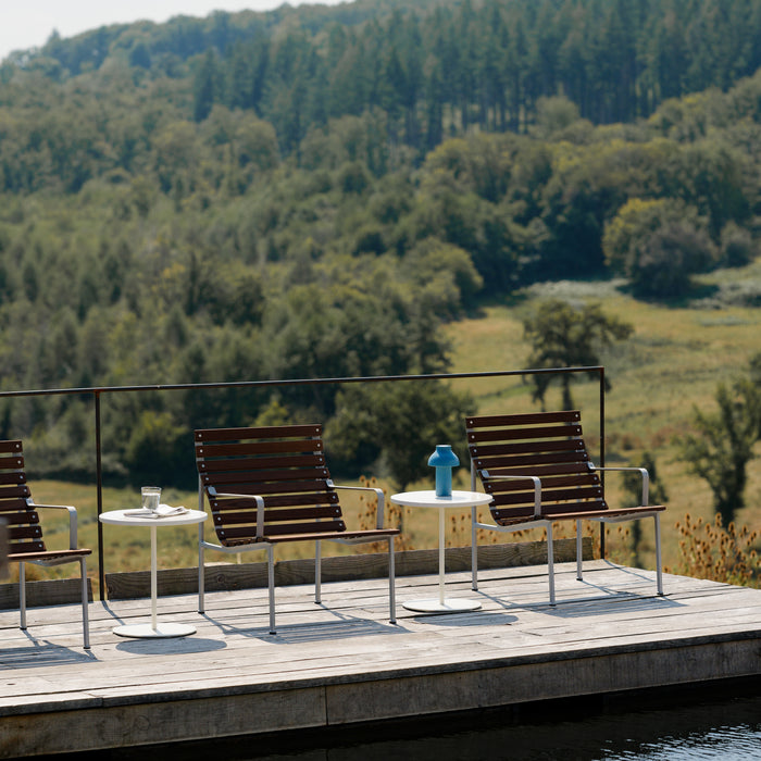 HAY Traverse Lounge Armstoel - Essenhout