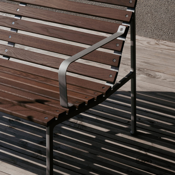 HAY Traverse Loungebank met Armleuning - Essenhout