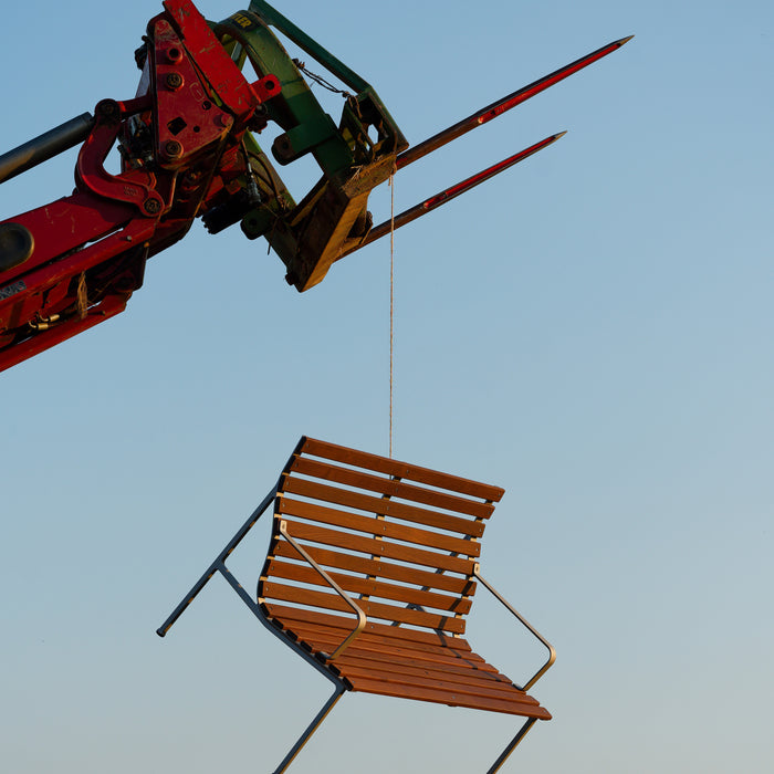 HAY Traverse Loungebank met Armleuning - Essenhout