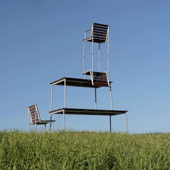 HAY Traverse Tuintafel 140 x 83 cm - Essenhout