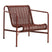 HAY Palissade Cord Lounge Chair Low - Iron Red